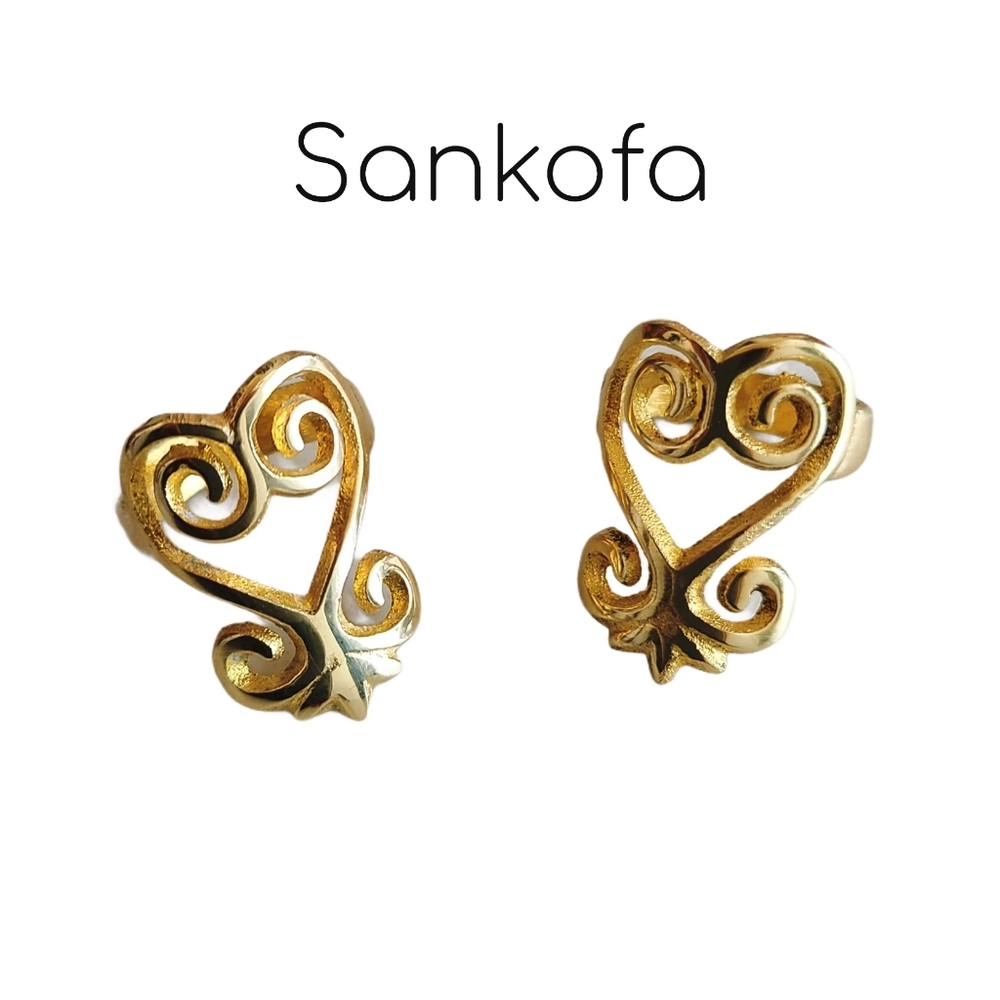 Brass Ring Sankofa, Adinkra Symbol